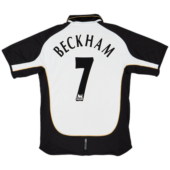 2001-02 Manchester United Centenary Away/Third Shirt Beckham #7 - 7/10 - (M)