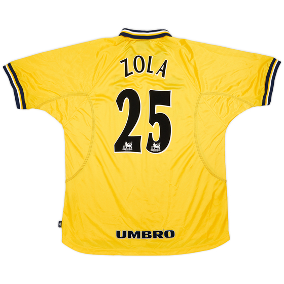 1998-00 Chelsea Third Shirt Zola #25 - 9/10 - (XXL)