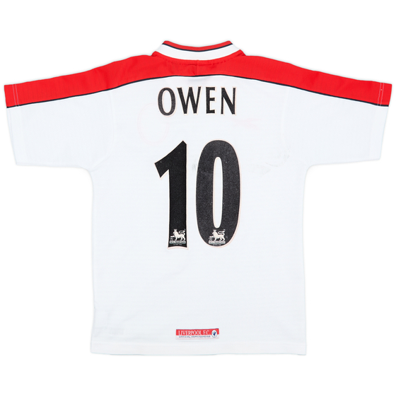 1998-99 Liverpool Away Shirt Owen #10 - 5/10 - (M.Boys)