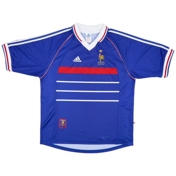 1998-00 France Home Shirt - 8/10- (L)