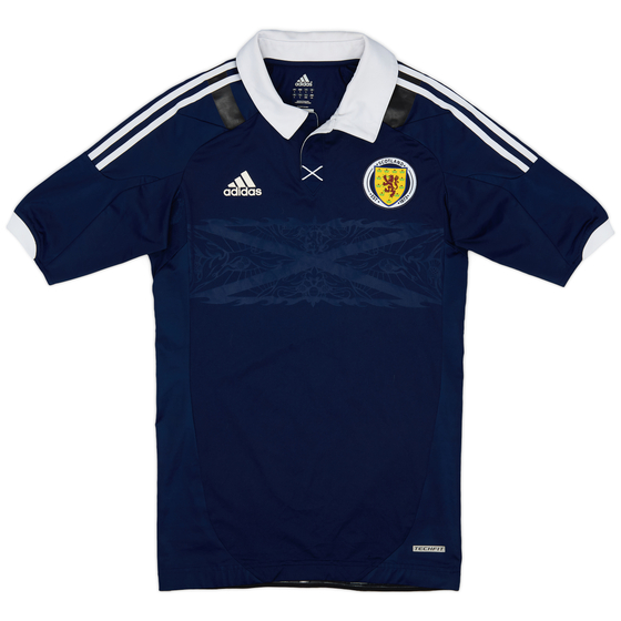 2011-13 Scotland Player Issue Techfit Home Shirt - 9/10 - (L)