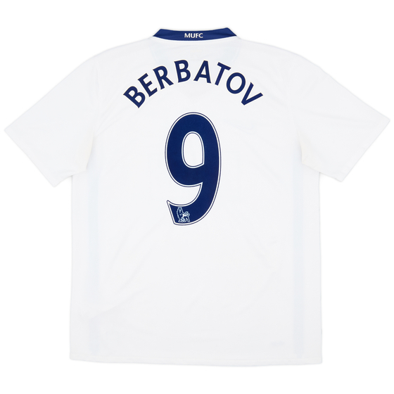 2008-10 Manchester United Away Shirt Berbatov #9 - 7/10 - (L)