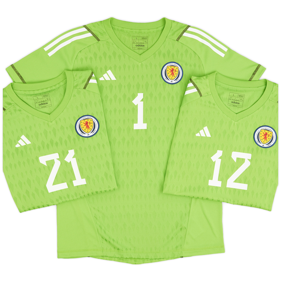 2022-23 Scotland Women's GK S/S Shirt # - As New