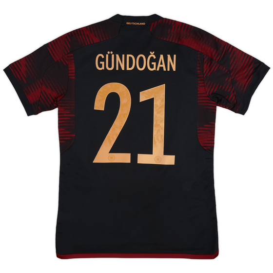 2022-23 Germany Away Shirt Gundogan #21 - 9/10 - (M)