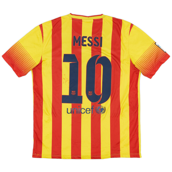 2013-15 Barcelona Away Shirt Messi #10 - 6/10 - (L)