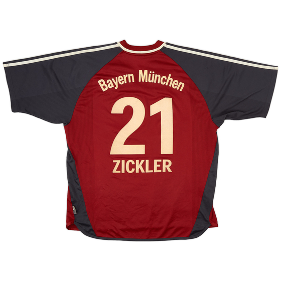 2001-02 Bayern Munich Home Shirt Zickler #21 - 5/10 - (L)