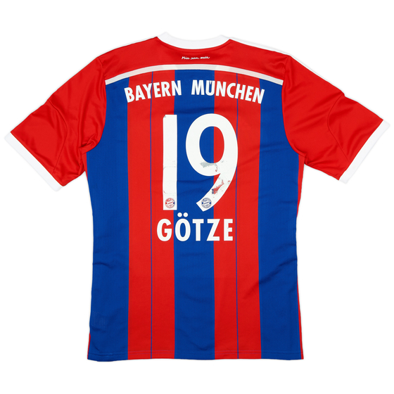 2014-15 Bayern Munich Home Shirt Gotze #19 - 4/10 - (L)