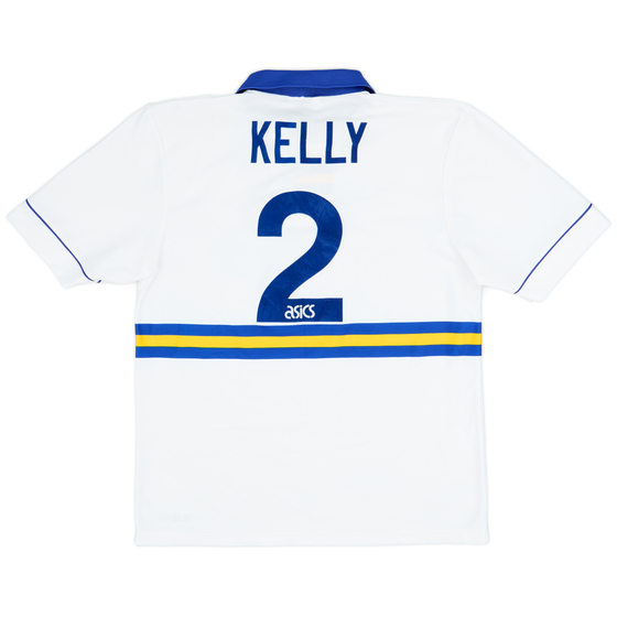 1993-95 Leeds United Home Shirt Kelly #2 - 9/10 - (M)
