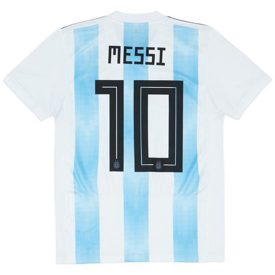 2018-19 Argentina Home Shirt Messi #10 - 9/10 - (S)