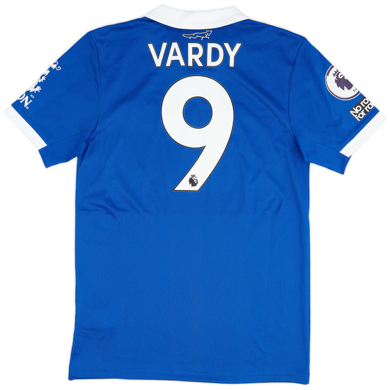 2022-23 Leicester Match Issue Home Shirt Vardy #9