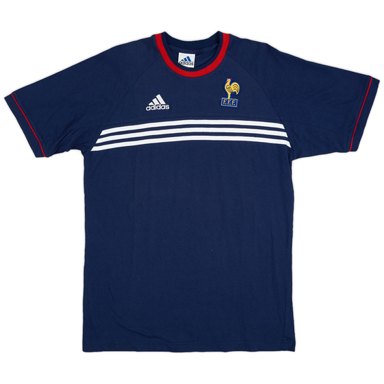 2000-01 France adidas Training Shirt - 9/10 - (L)
