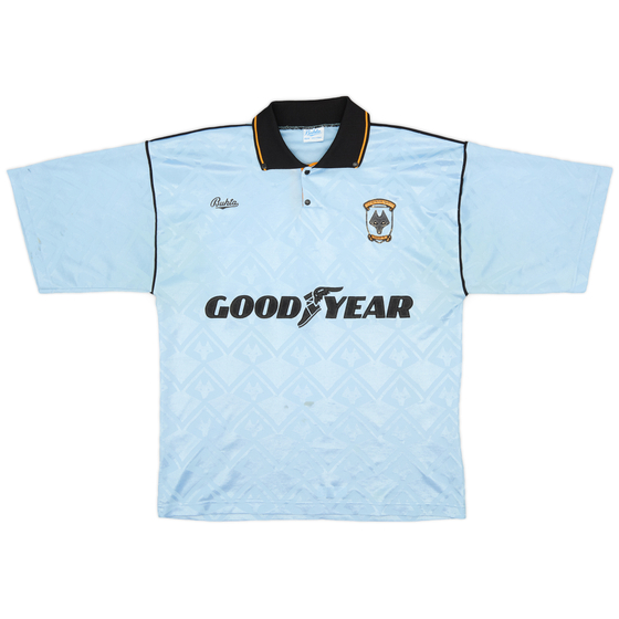 1991-92 Wolves Away Shirt - 7/10 - (L)