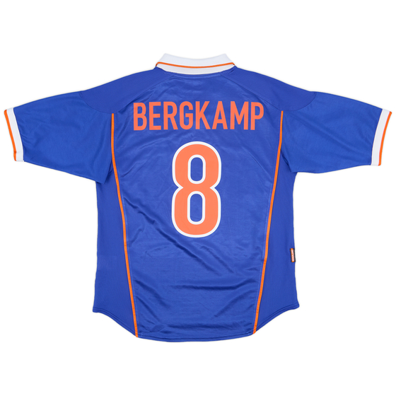 1998-00 Netherlands Away Shirt Bergkamp #8 - 9/10 - (M)