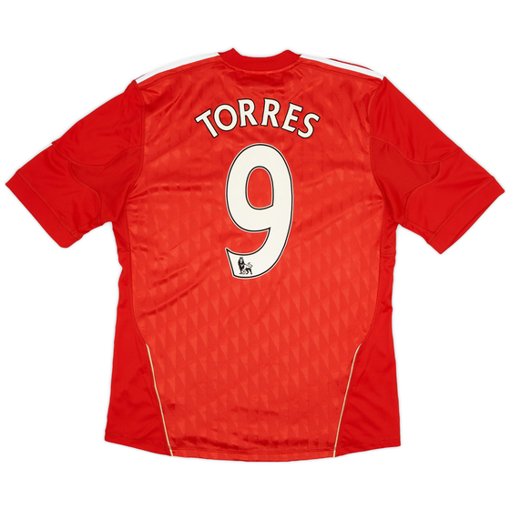2010-12 Liverpool Home Shirt Torres #9 - 6/10 - (M)