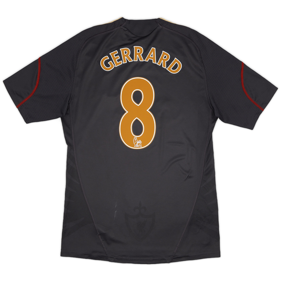2009-10 Liverpool Away Shirt Gerrard #8 - 7/10 - (M)
