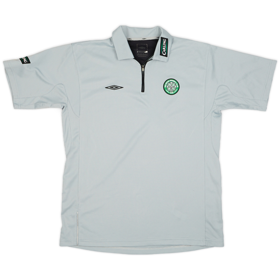 2004-05 Celtic Umbro 1/4 Zip Training Shirt - 9/10 - (L)