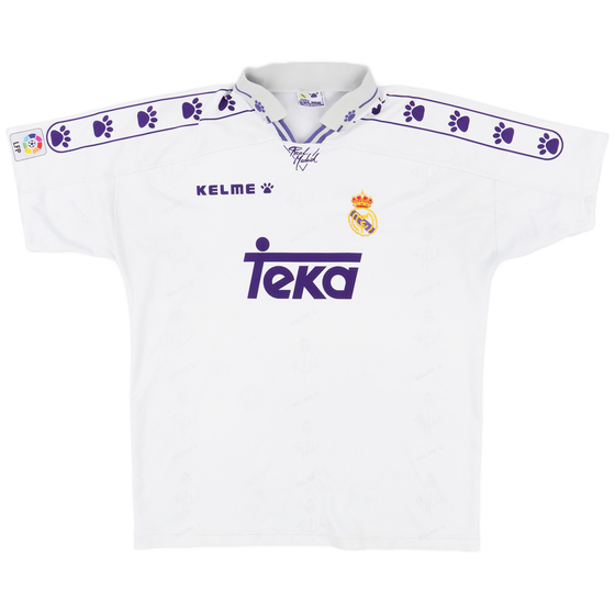 1994-96 Real Madrid Home Shirt - 8/10 - (XL)