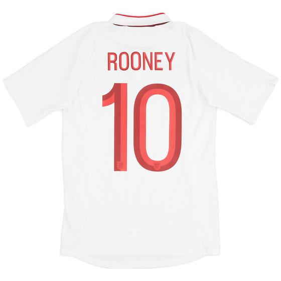2012-13 England Home Shirt Rooney #10 - 9/10 - (XS)