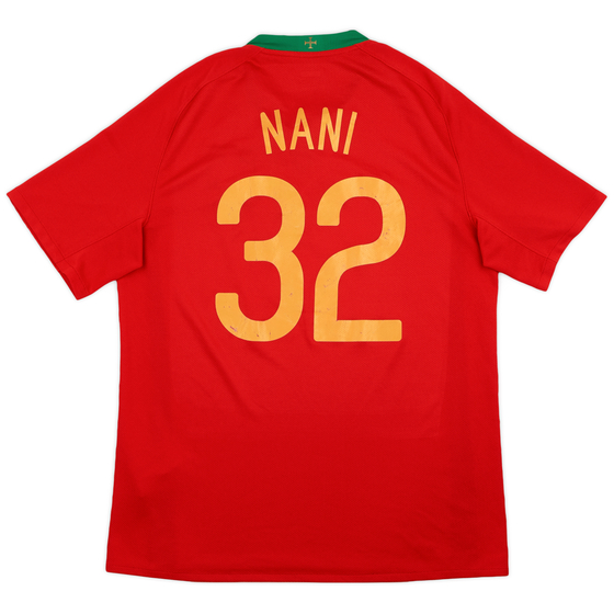 2008-10 Portugal Home Shirt Nani #32 - 7/10 - (M)