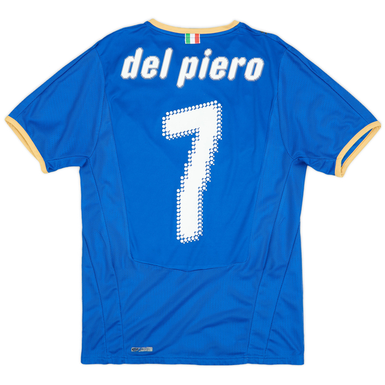 2007-08 Italy Home Shirt Del Piero #7 - 6/10 - (S)