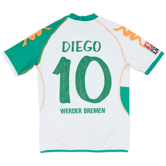 2006-07 Werder Bremen Home Shirt Diego #10 - 6/10 - (S)
