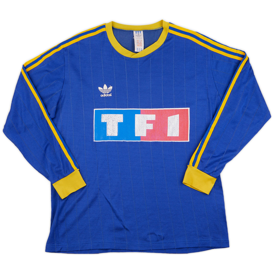 1980s Coupe de France L/S Shirt #7 - 7/10 - (XXL)