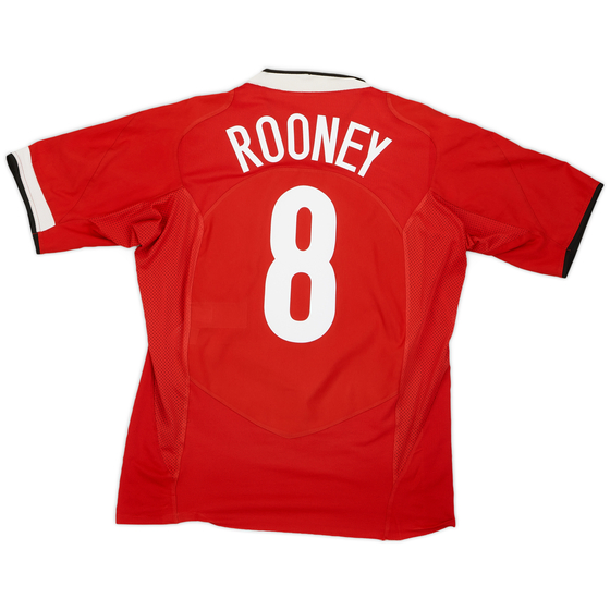 2004-06 Manchester United Home Shirt Rooney #8 - 5/10 - (M)