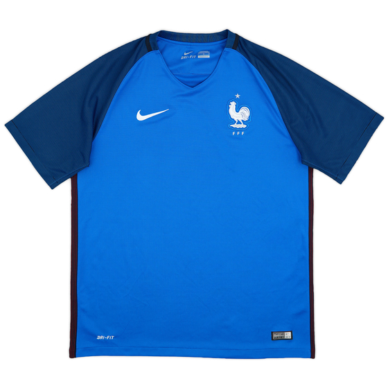 2016-17 France Home Shirt - 9/10 - (L)