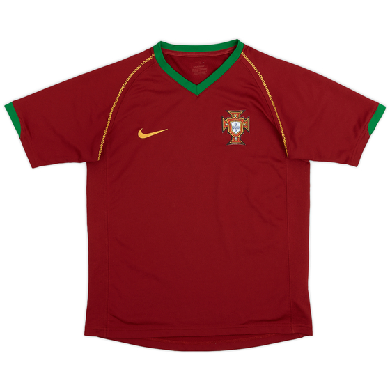 2006-08 Portugal Home Shirt - 7/10 - (M.Boys)