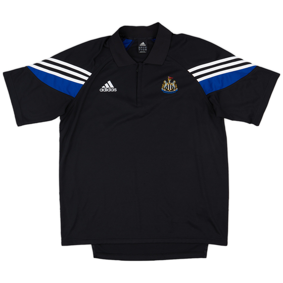 2003-04 Newcastle adidas 1/4 Zip Polo Shirt - 8/10 - (L/XL)
