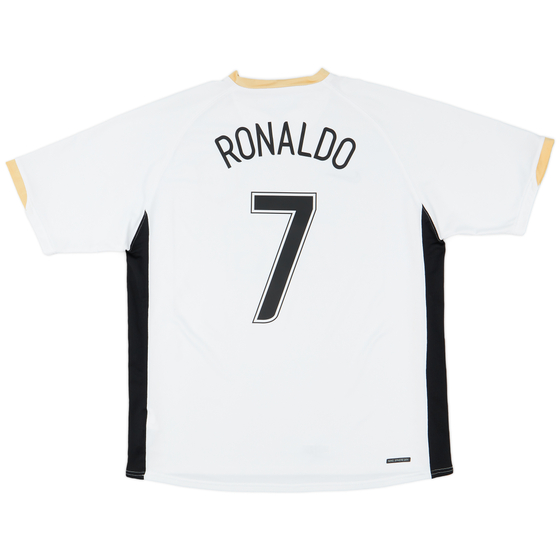 2006-08 Manchester United Away Shirt Ronaldo #7 - 9/10 - (XL)