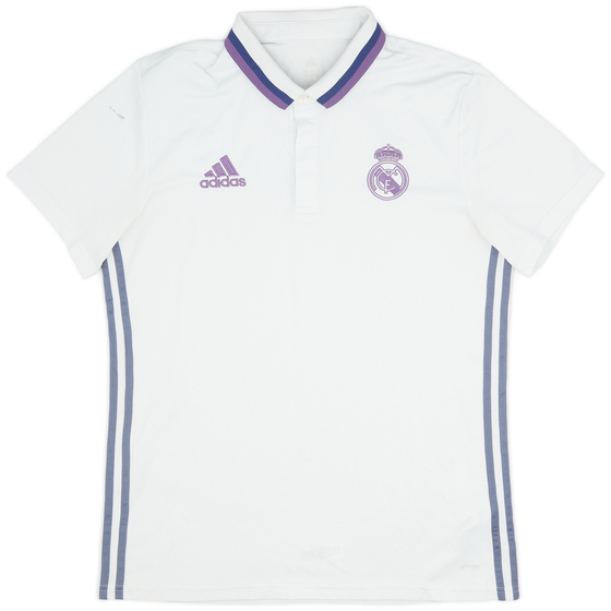 2016-17 Real Madrid adidas Polo Shirt - 7/10 - (L)