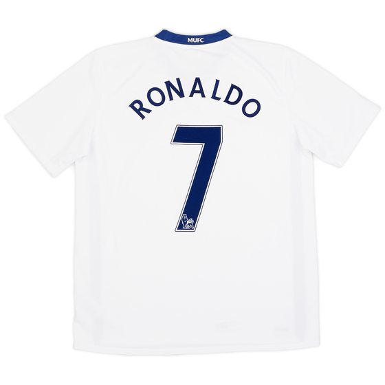 2008-10 Manchester United Away Shirt Ronaldo #7 - 8/10 - (L)