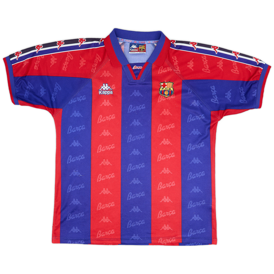 1995-97 Barcelona Home Shirt - 7/10 - (L)