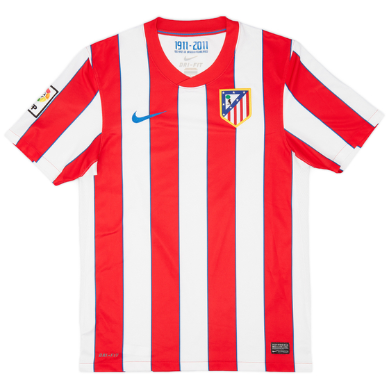 2011-12 Atletico Madrid Home Shirt - 9/10 - (S)