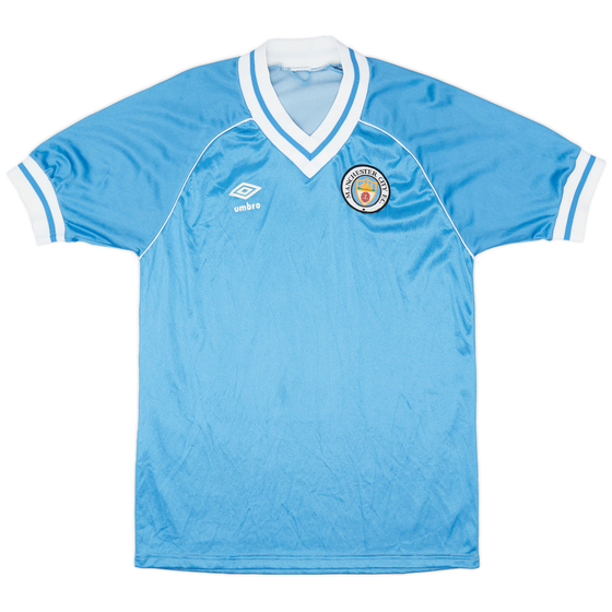 1981-82 Manchester City Home Shirt - 9/10 - (M)