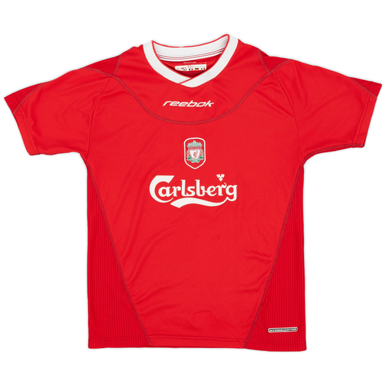 2002-04 Liverpool Home Shirt - 9/10 - (L.Boys)