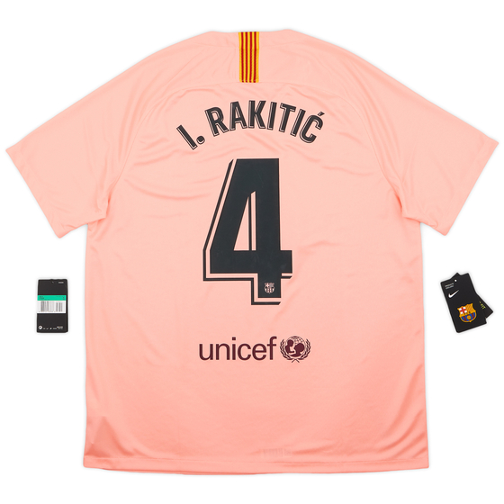 2018-19 Barcelona Third Shirt I. Rakitic #4 (XL)