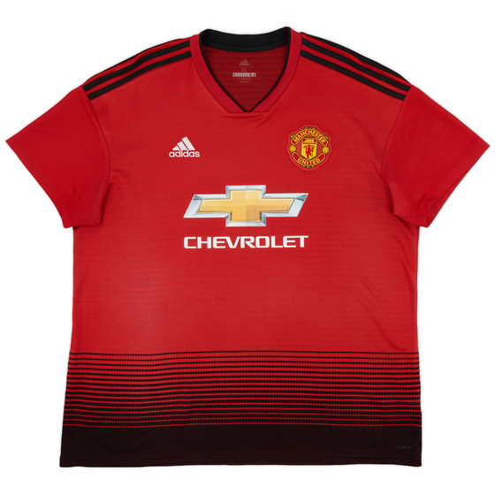 2018-19 Manchester United Home Shirt - 5/10 - (XL)