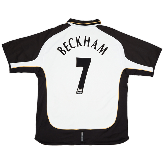 2001-02 Manchester United Centenary Away/Third Shirt Beckham #7 - 9/10 - (XXL)