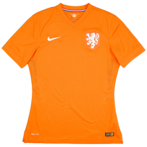 2014-15 Netherlands Player Issue Home Shirt - 9/10 - (M)