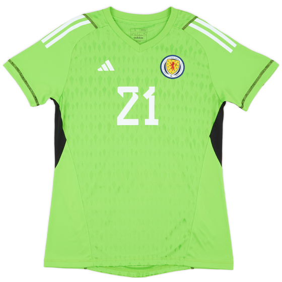 2022-23 Scotland Women's GK S/S Shirt # - 8/10