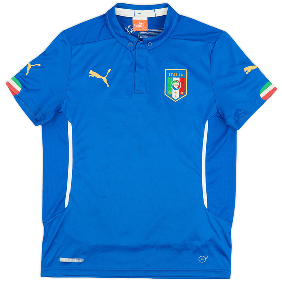 2014-15 Italy Home Shirt - 6/10 - (XL.Boys)