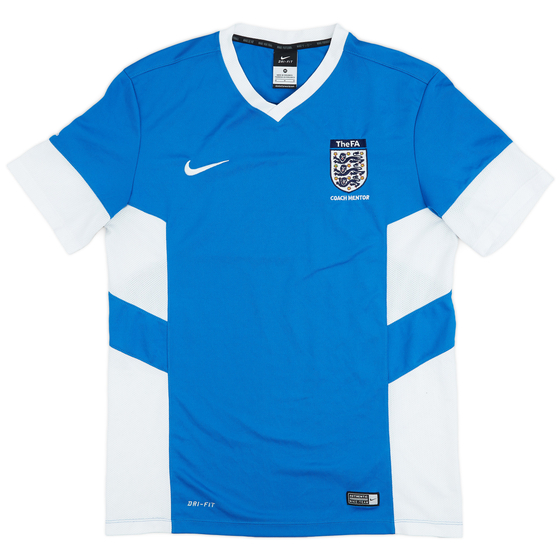 2015-16 England 'The FA Coach Mentor' Nike Staff Issue Training Shirt - 8/10 - (M)