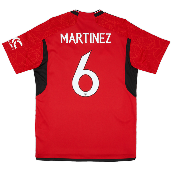 2023-24 Manchester United Home Shirt Martinez #6