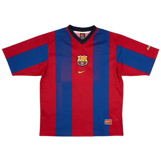 1998-00 Barcelona Basic Home Shirt - 8/10 - (M)