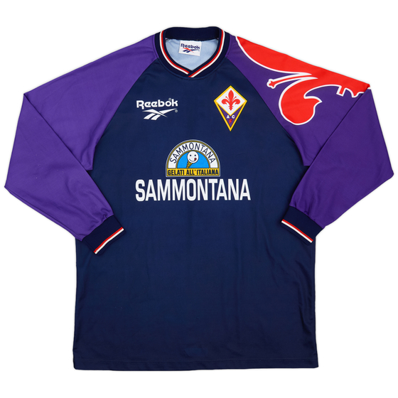 1995-96 Fiorentina Reebok Training L/S Shirt - 9/10 - (XL)