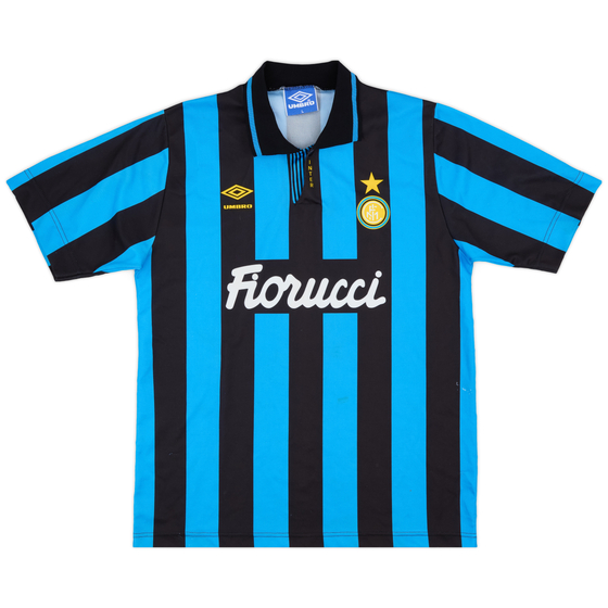 1992-94 Inter Milan Basic Home Shirt - 4/10 - (L)