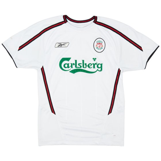 2003-04 Liverpool Away Shirt - 8/10 - (L.Boys)