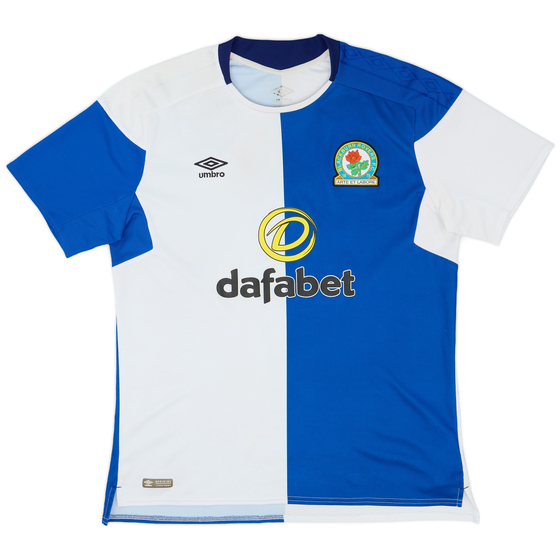 2017-18 Blackburn Rovers Home Shirt - 8/10 - (XL)
